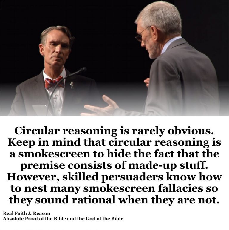 Circular Reasoning Can Be Tricky - Real Reality