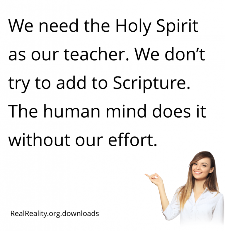 Automatically Adding to Scripture - Real Reality