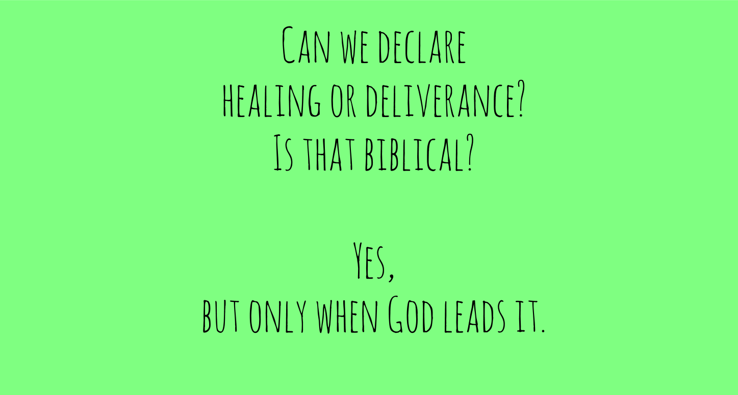 Can We Declare and Decree Real Reality