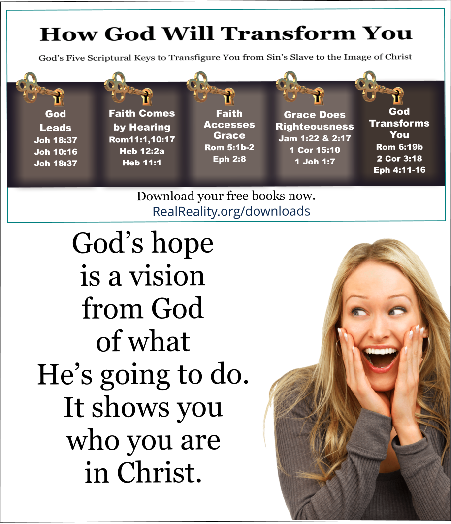 God’s hope shows you who you are in Christ. 