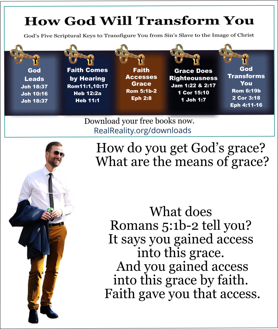 You gained access into grace by faith. Faith gave you that access. 