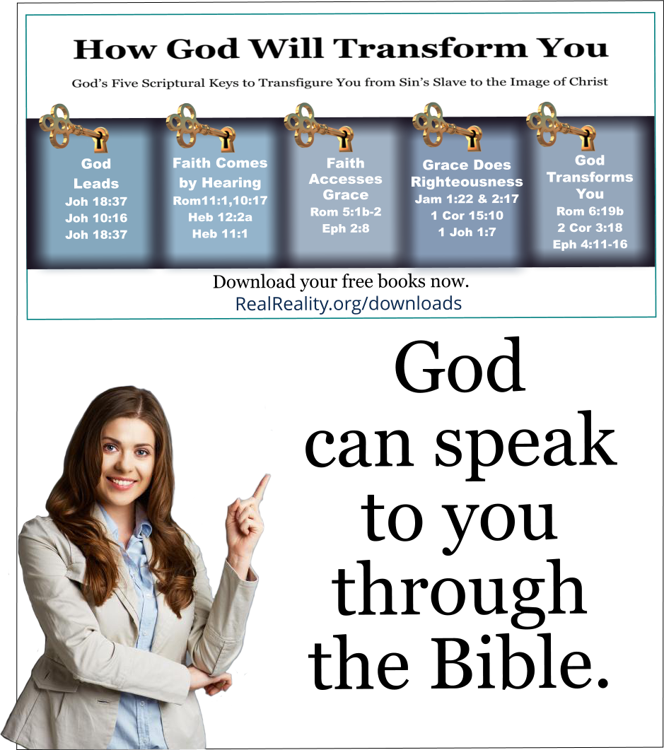 God can speak to you through the Bible.