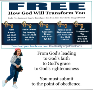 You must submit to the point of obedience. 