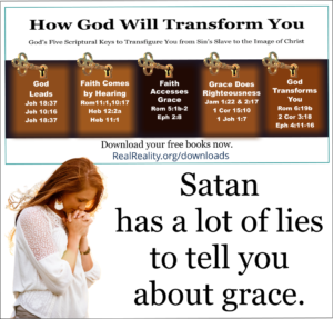 Satan has a lot of lies to tell you about grace. 