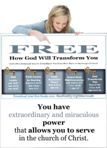 You have extraordinary and miraculous power that allows you to serve in the church of Christ. 