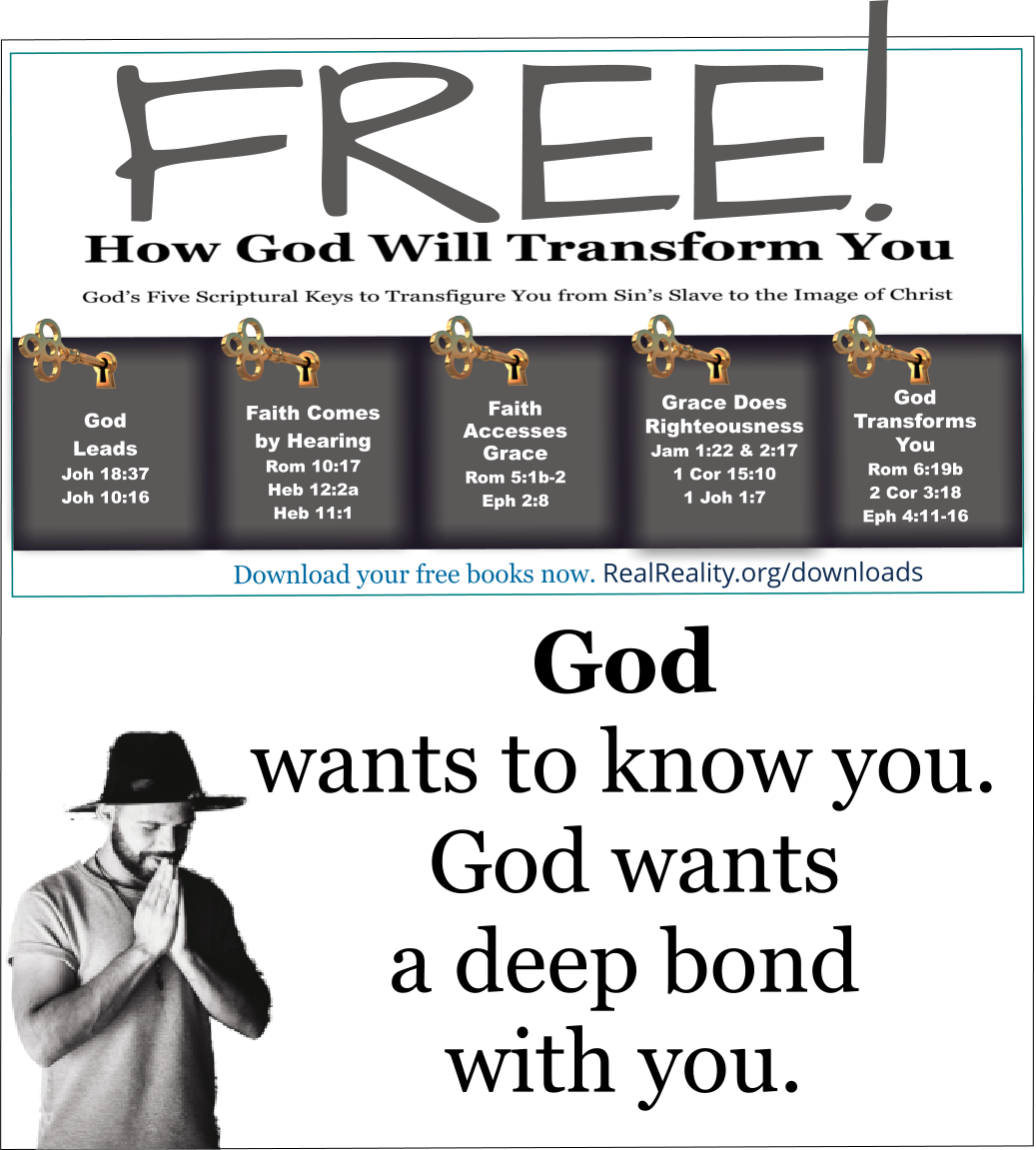 God wants to know you. God wants a deep bond with you.