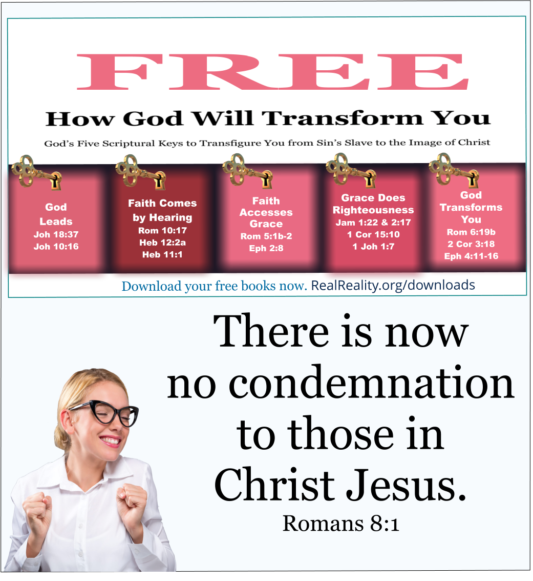 Therefore there is now no condemnation to those in Christ Jesus